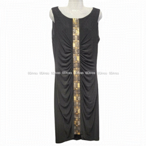 Jolibel  Black Strapless Sequin Dress  Size 10 - NWOT